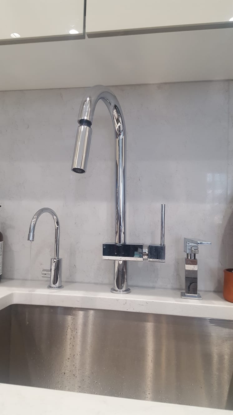 installed water filter