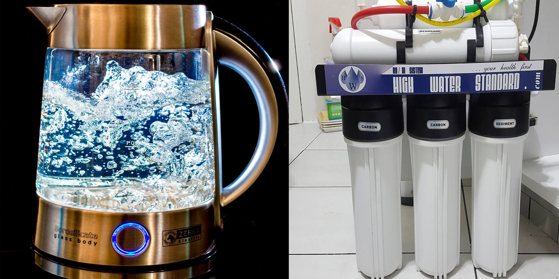 Boiled Water Vs Filtered Water High Water Standard